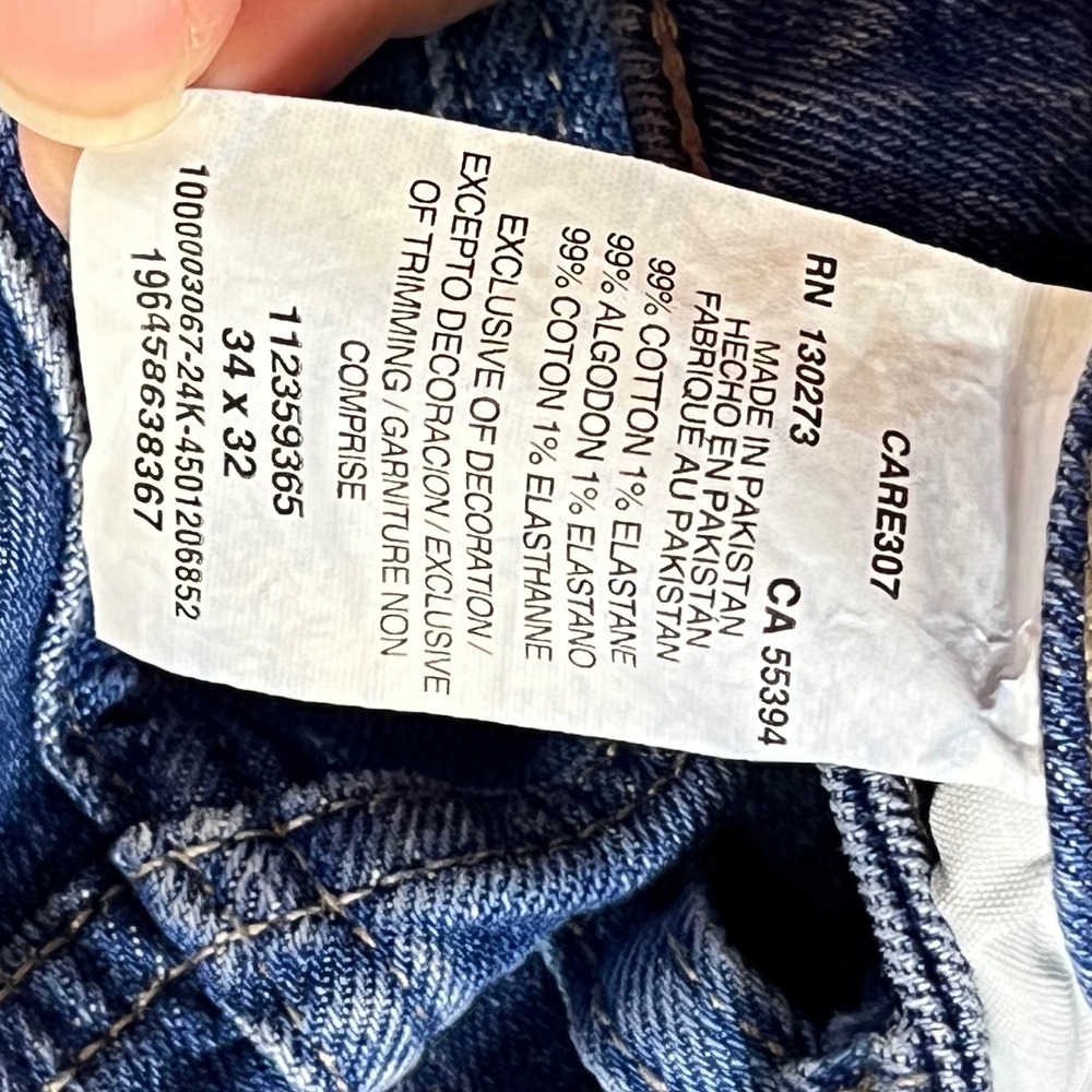 Wrangler Retro Indigo Wide Leg Jeans with Leather Patch - Picture 7 of 11